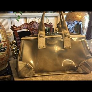 Prada see through crystal top bag