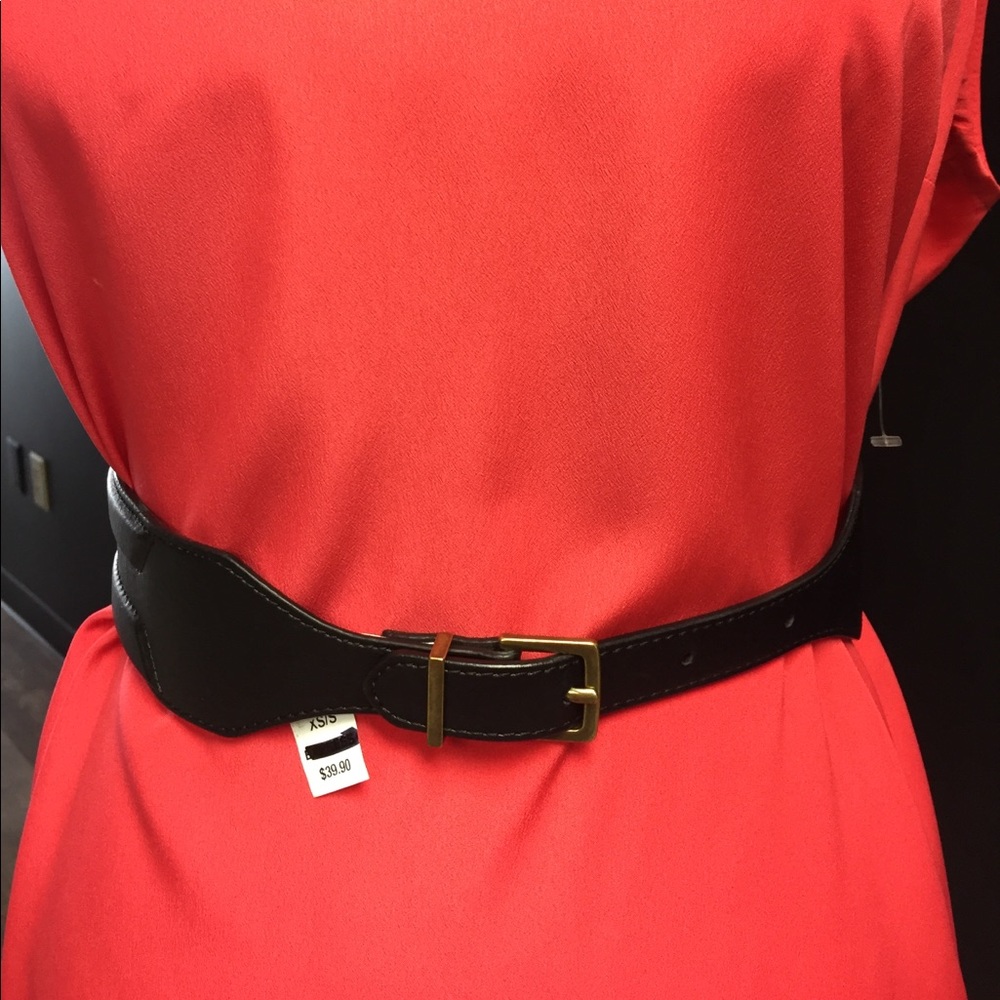 Express black belt nwt stretch