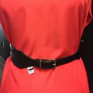 Express black belt nwt stretch