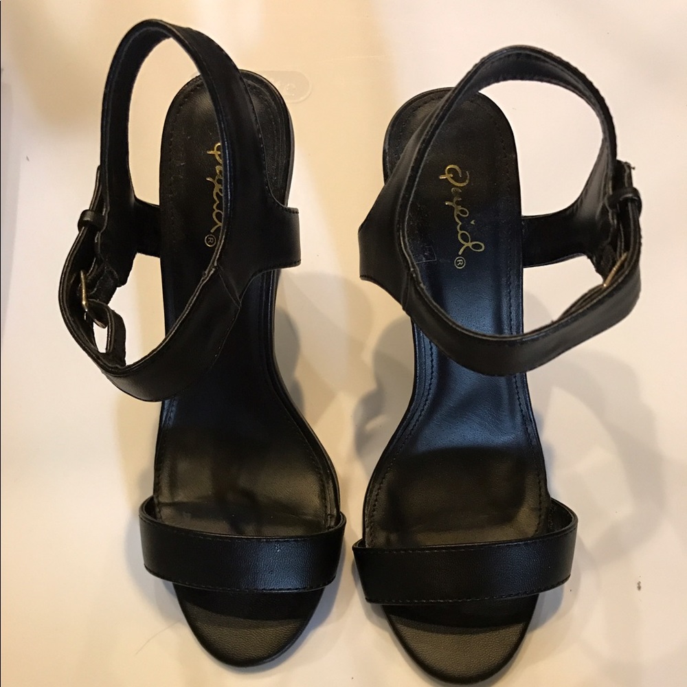 Black Strappy heels