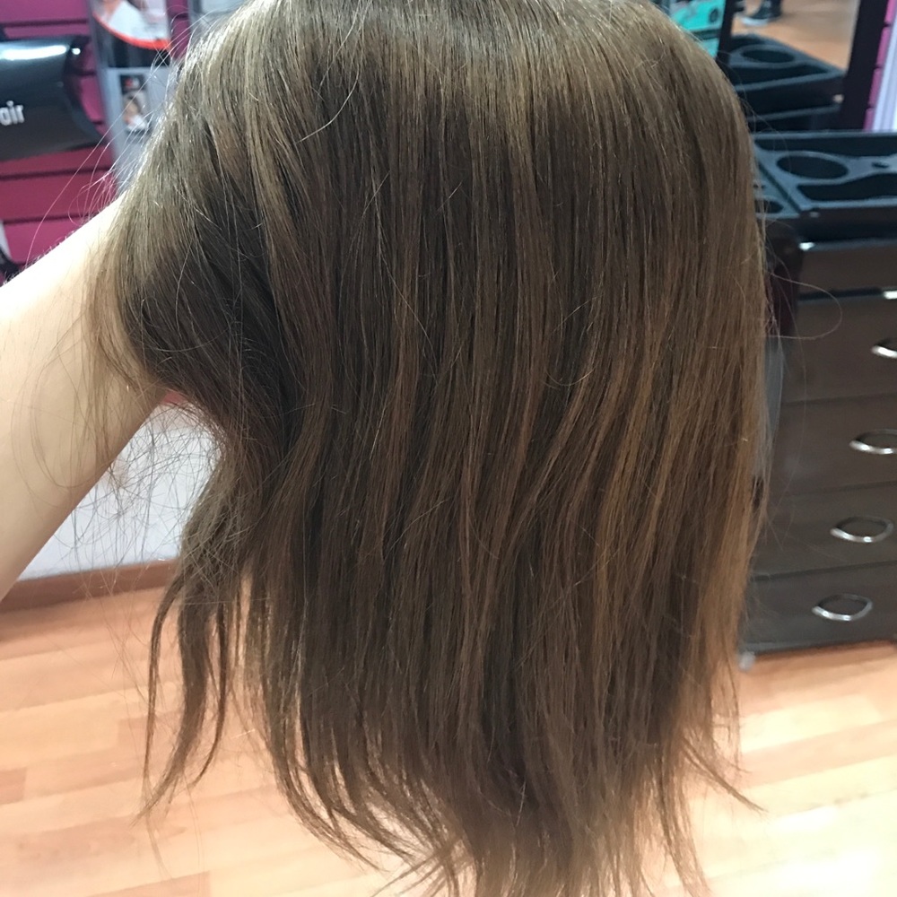 100% human hair mannequin hair