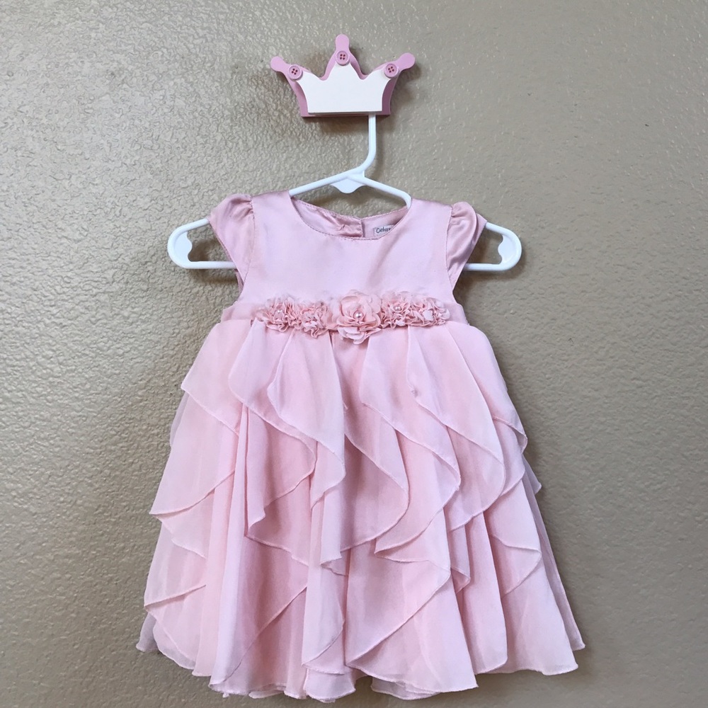Catherine Malandrino pink party dress.