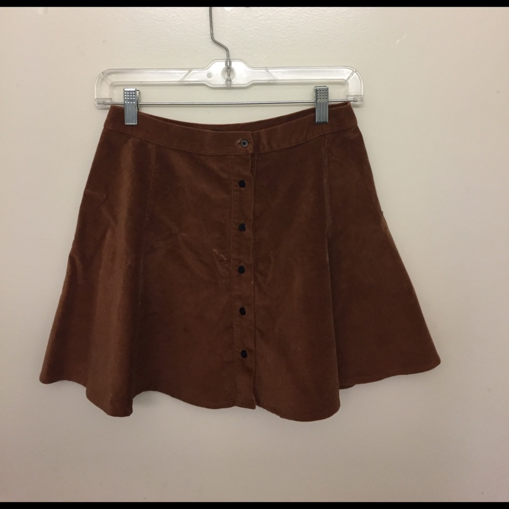 Brandy Melville velvet skirt