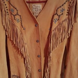 Cripple Creek beautiful fringed jacket the real