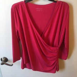 Coldwater Creek Criss Cross Blouse