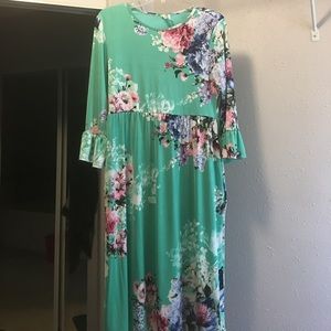 Floral print dress