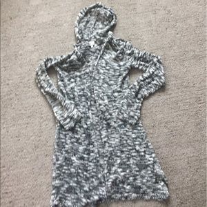 Mudd brand long hooded sweater