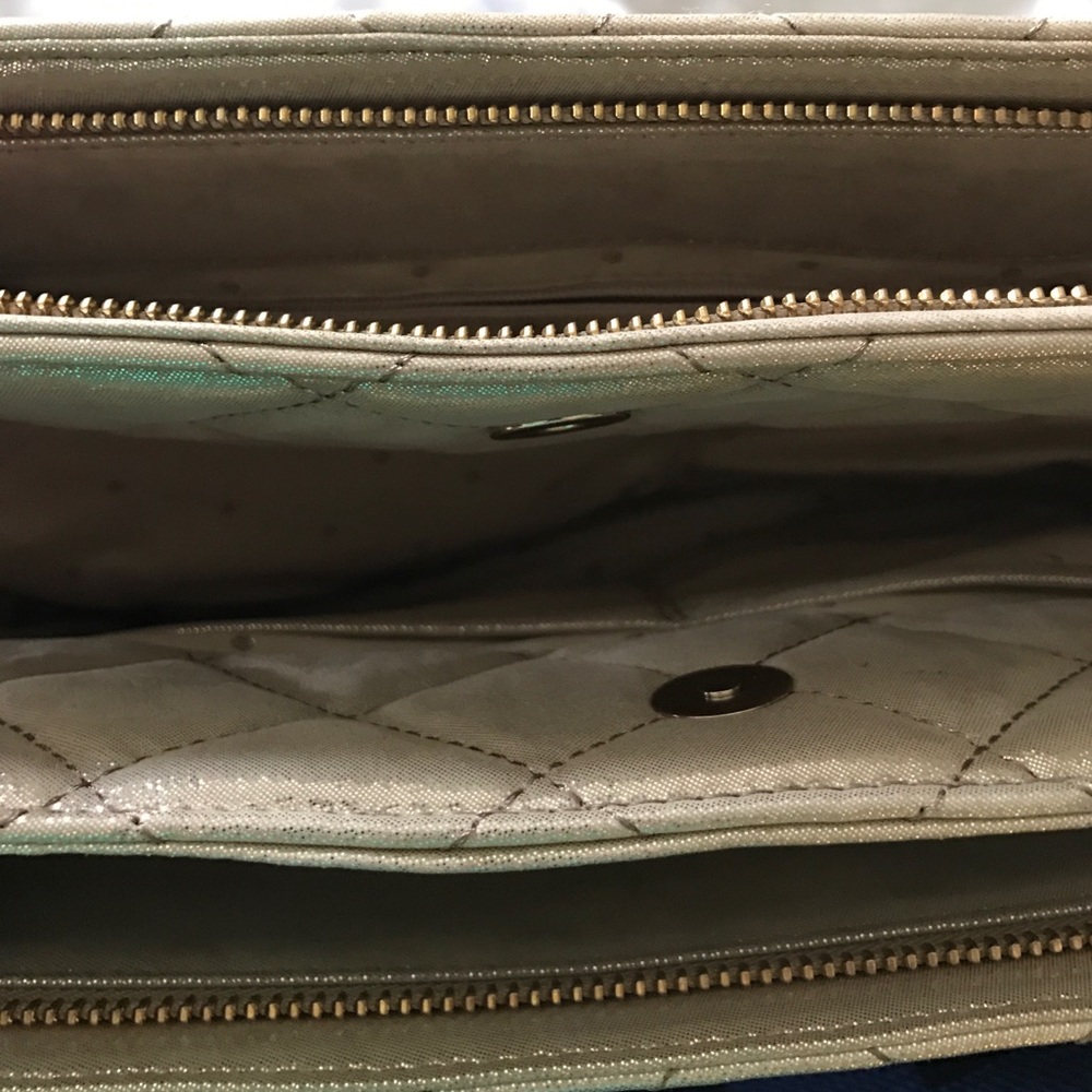 Kate Spade Gold Quilted Handbag - Picture 4 of 6