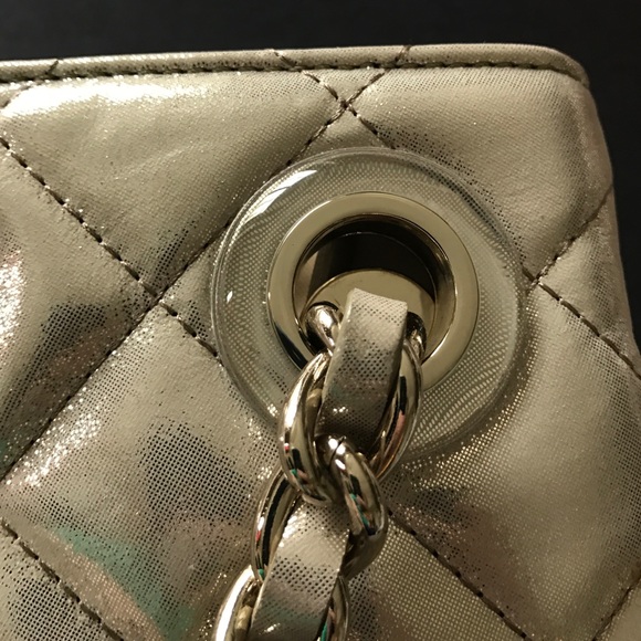 Kate Spade Gold Quilted Handbag - Picture 6 of 6