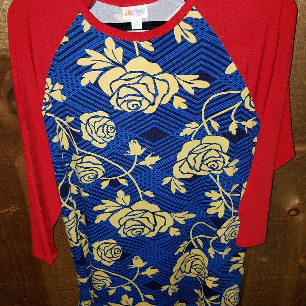 2xl Lularo Disney Roses Randy tee