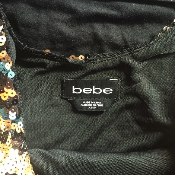 sequin top, brand bebe - Picture 4 of 5