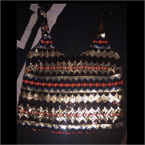 sequin top, brand bebe - Picture 5 of 5