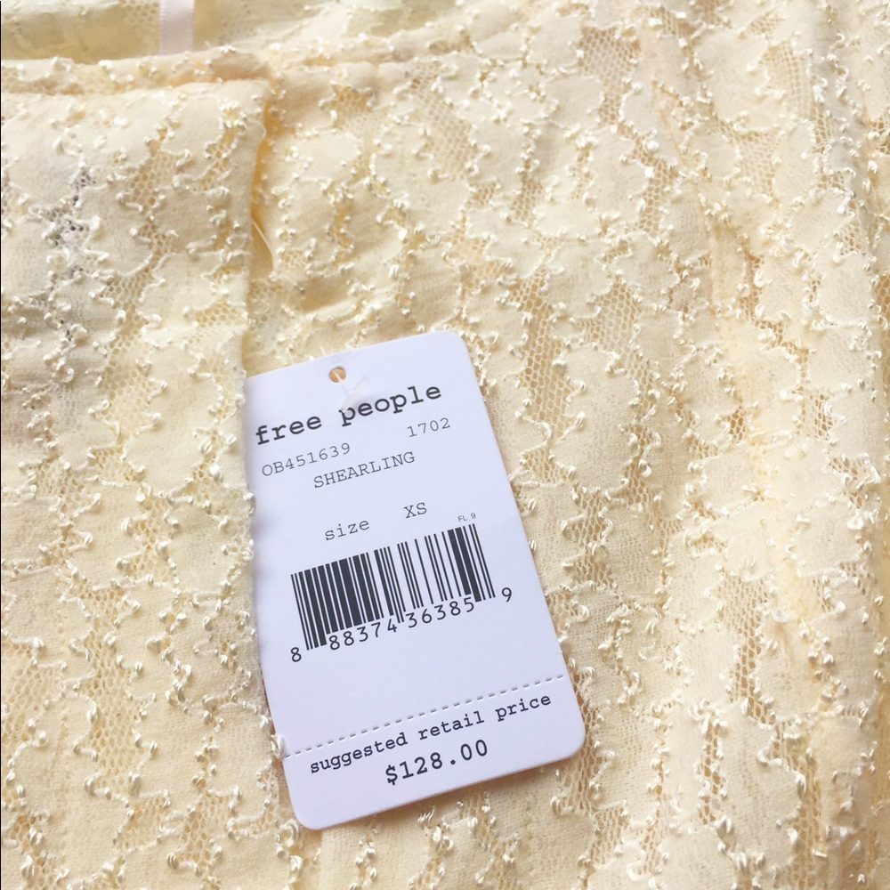 🥂Host Pick🥂New Free People Ivory Lace Dress - Picture 5 of 5