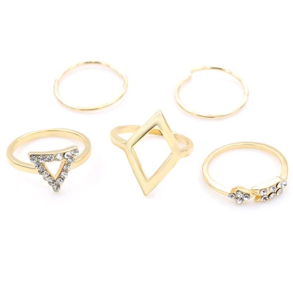 5pc midi ring set - Picture 2 of 2