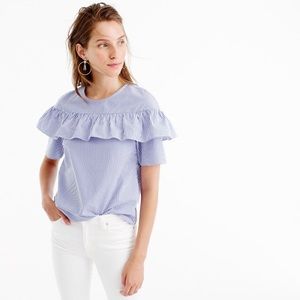 J.Crew Edie Top in Shirting Stripe