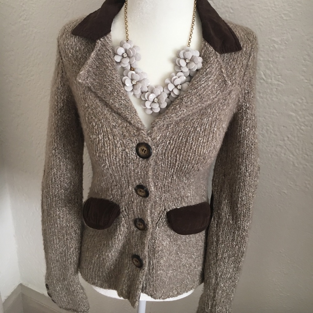 Sweet  Romeo Wool, Patches Sweater