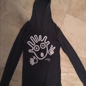 Peace love world Chaos hoodie