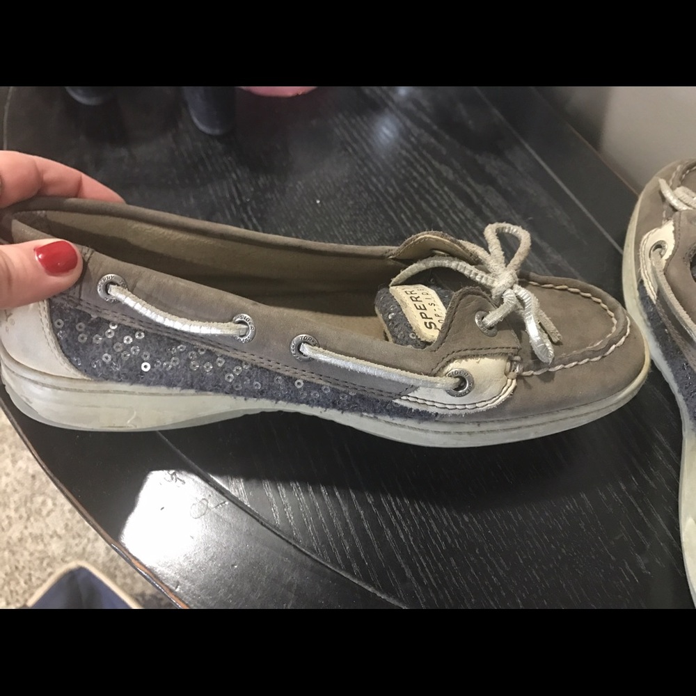 Sperry sequin shoes