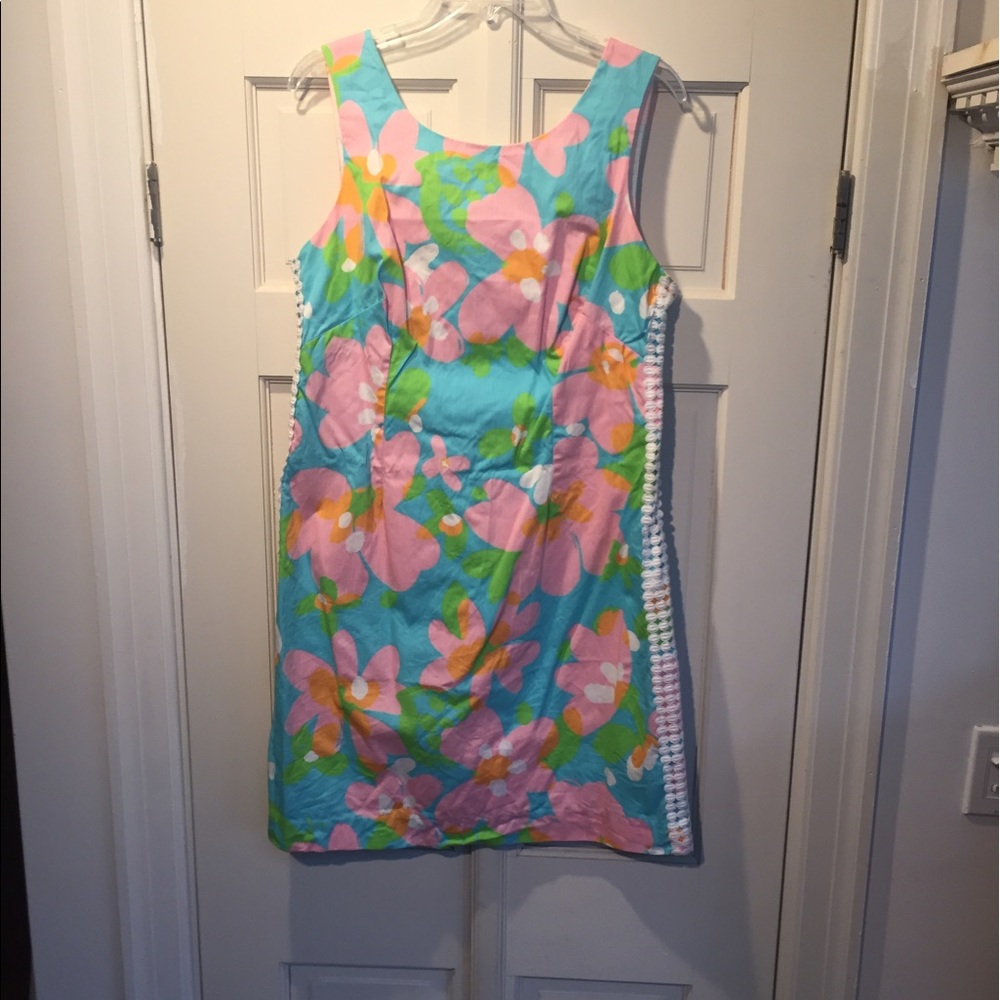 Lilly Pulitzer Delia Shift in Shirley Blue Mojo 14