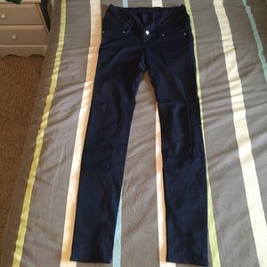 H&M blue maternity skinny pants
