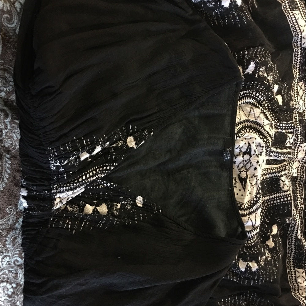 Black and white dress