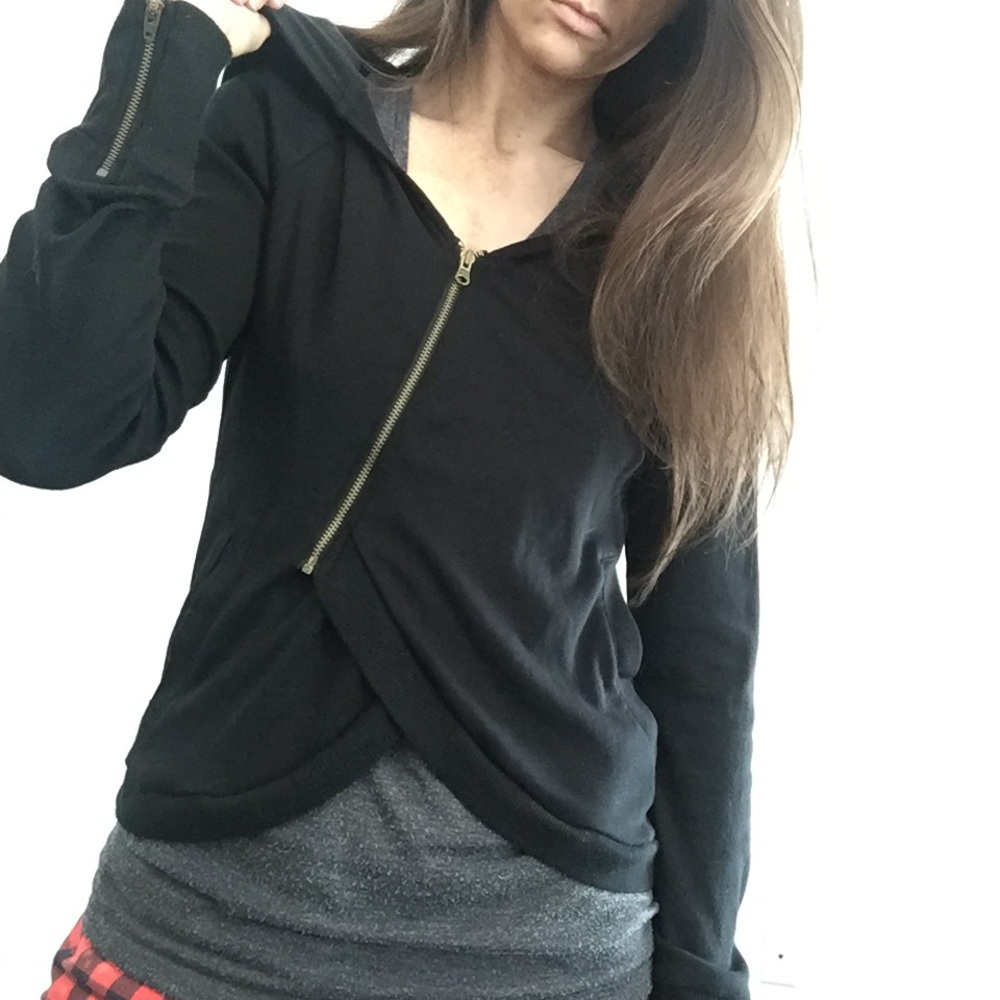 Converse Lightweight Black Hoodie Small