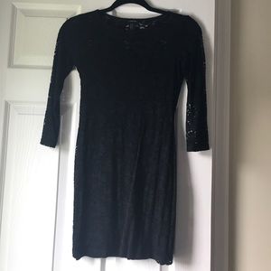 Black Lace Mini Dress