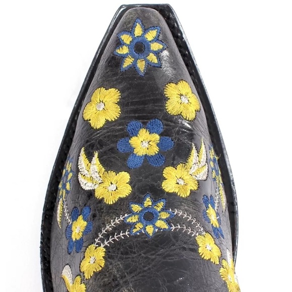 OLD GRINGO Leather Booties Intricate Western Shoes - Picture 2 of 6