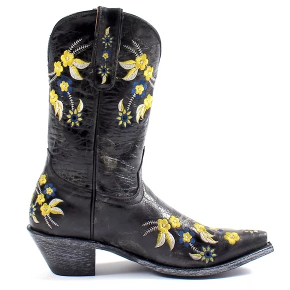 OLD GRINGO Leather Booties Intricate Western Shoes - Picture 3 of 6