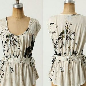 Anthropologie Floral Top