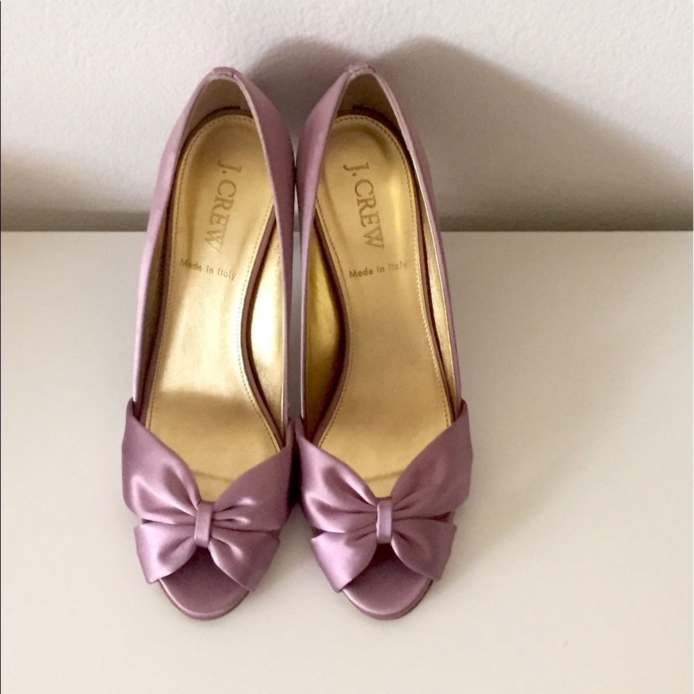 J.Crew silk shoes