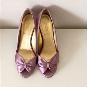 J.Crew silk shoes