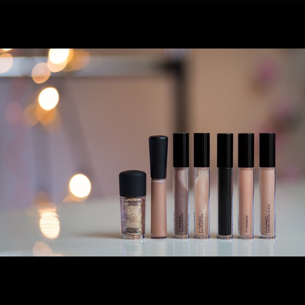 BRAND NEW MAC Lip Gloss Set of 7! Brand New!