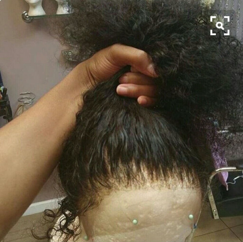 Natural colors, Human Hair lace wig