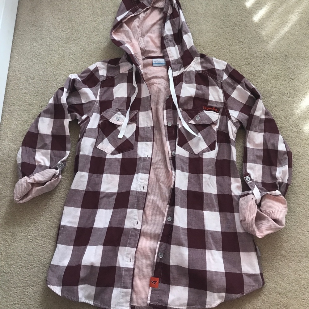 Virginia Tech- Columbia flannel