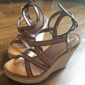 Mossimo Strappy Woven Wedges