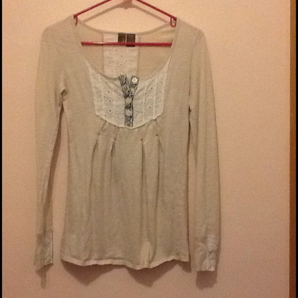 Cream BKE top