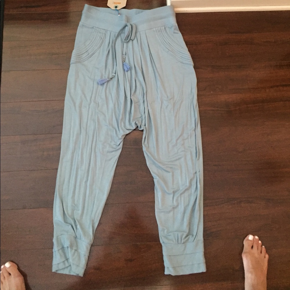 Light Blue baggy comfy pants