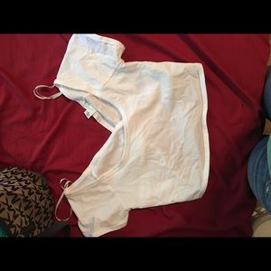 White crop top