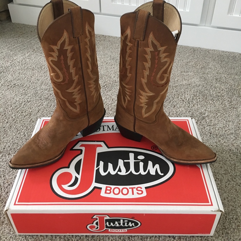 🆕 JUSTIN Authentic cowboy boots