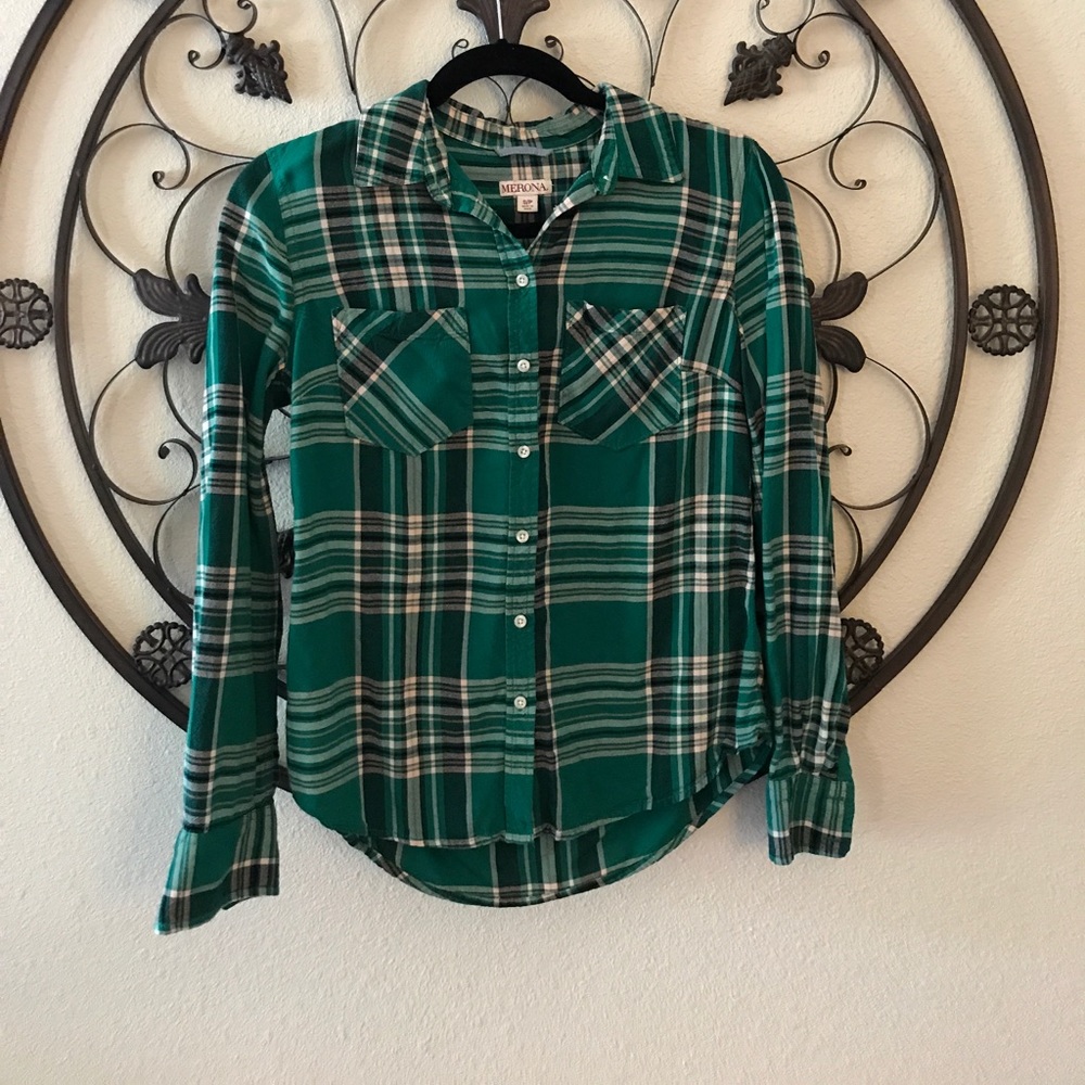 Green Flannel Shirt