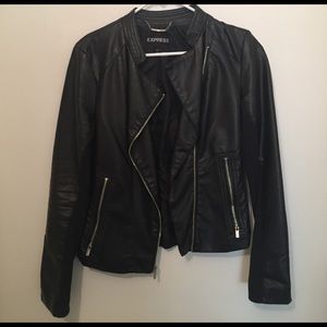 Express leather jacket