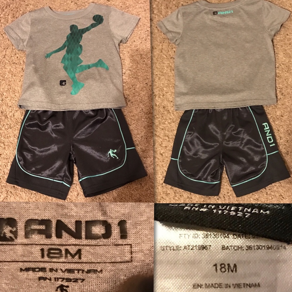 Boys Short Outfit. Size 18 mo.