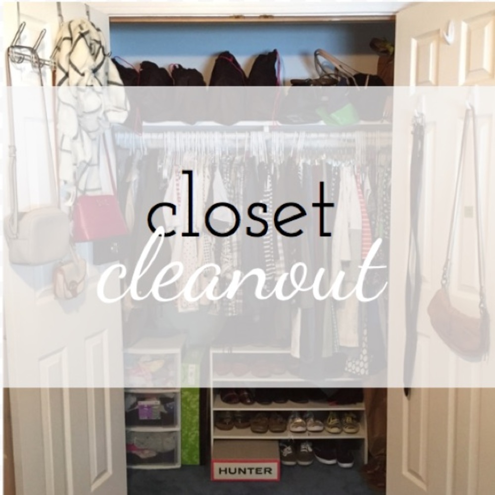 Closet clean out June 10th! Everything is going!