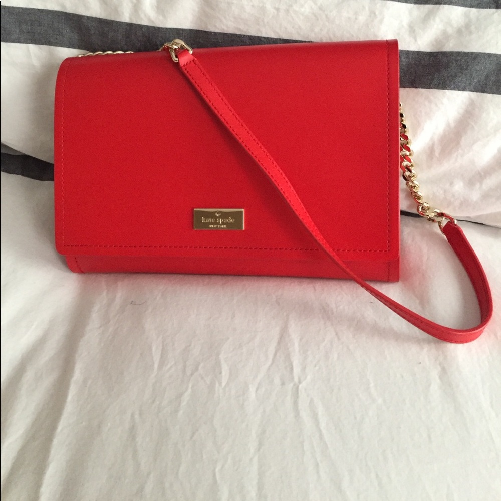 NEW Kate Spade red shoulder bag!