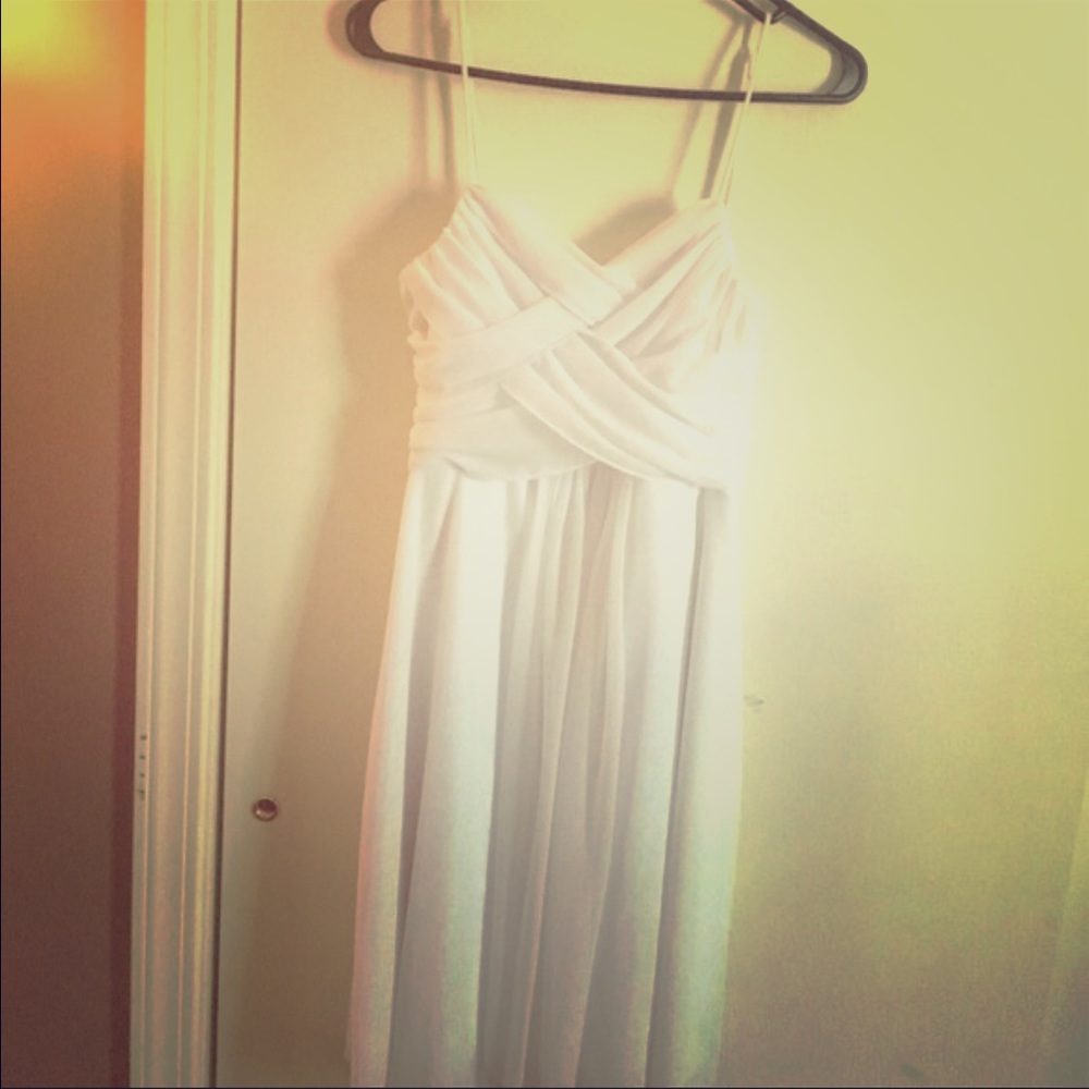 White evening dress /gown by Cato