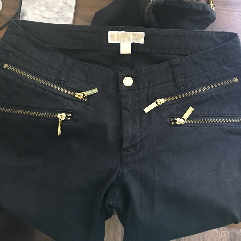 Michael Kors, black jeans, size 6.