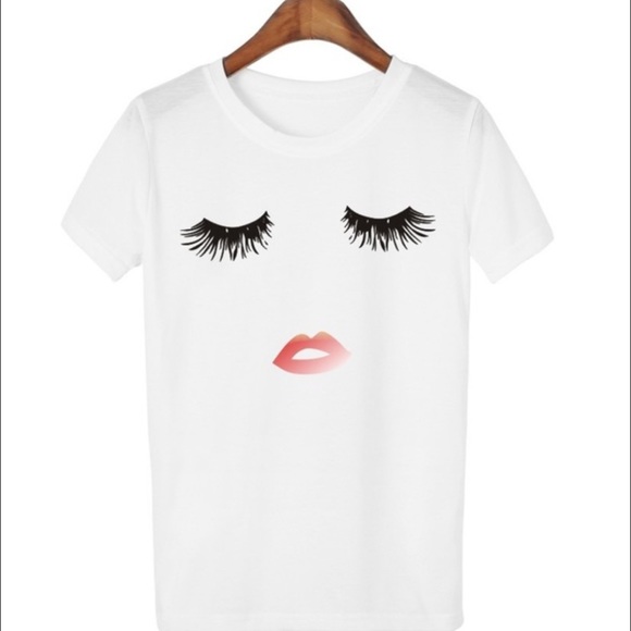 Cutest Lashes & Lips Tee - Picture 4 of 4