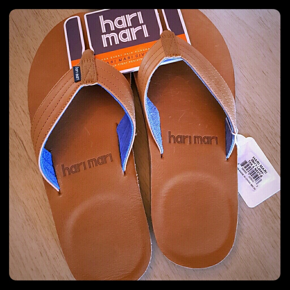 Hari Mari Leather Flip-flops