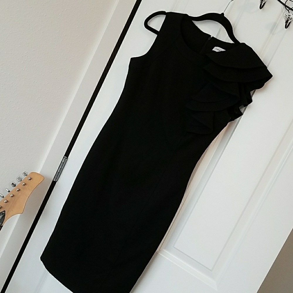 Black Calvin Klein short dress